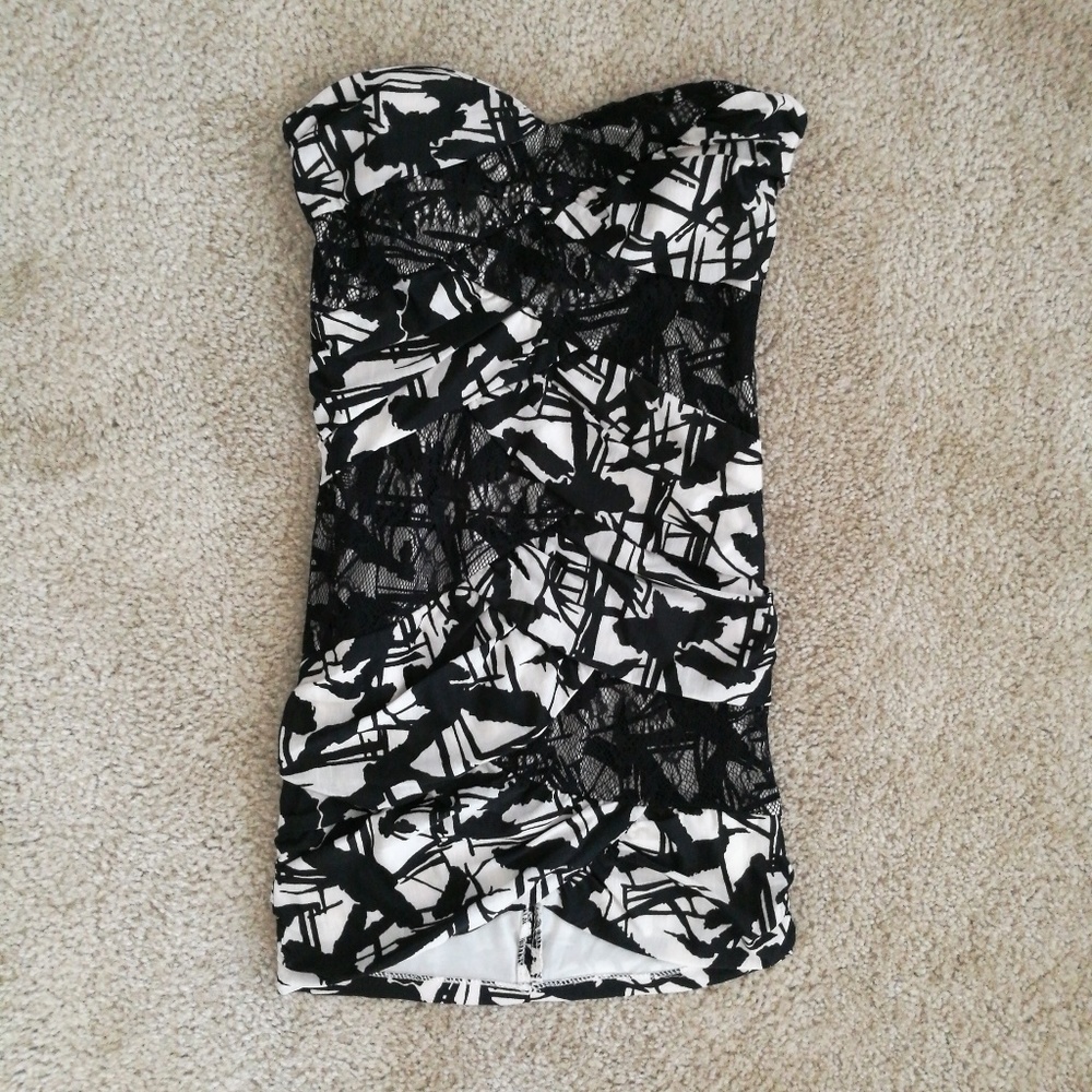 Windsor Black and White Dress